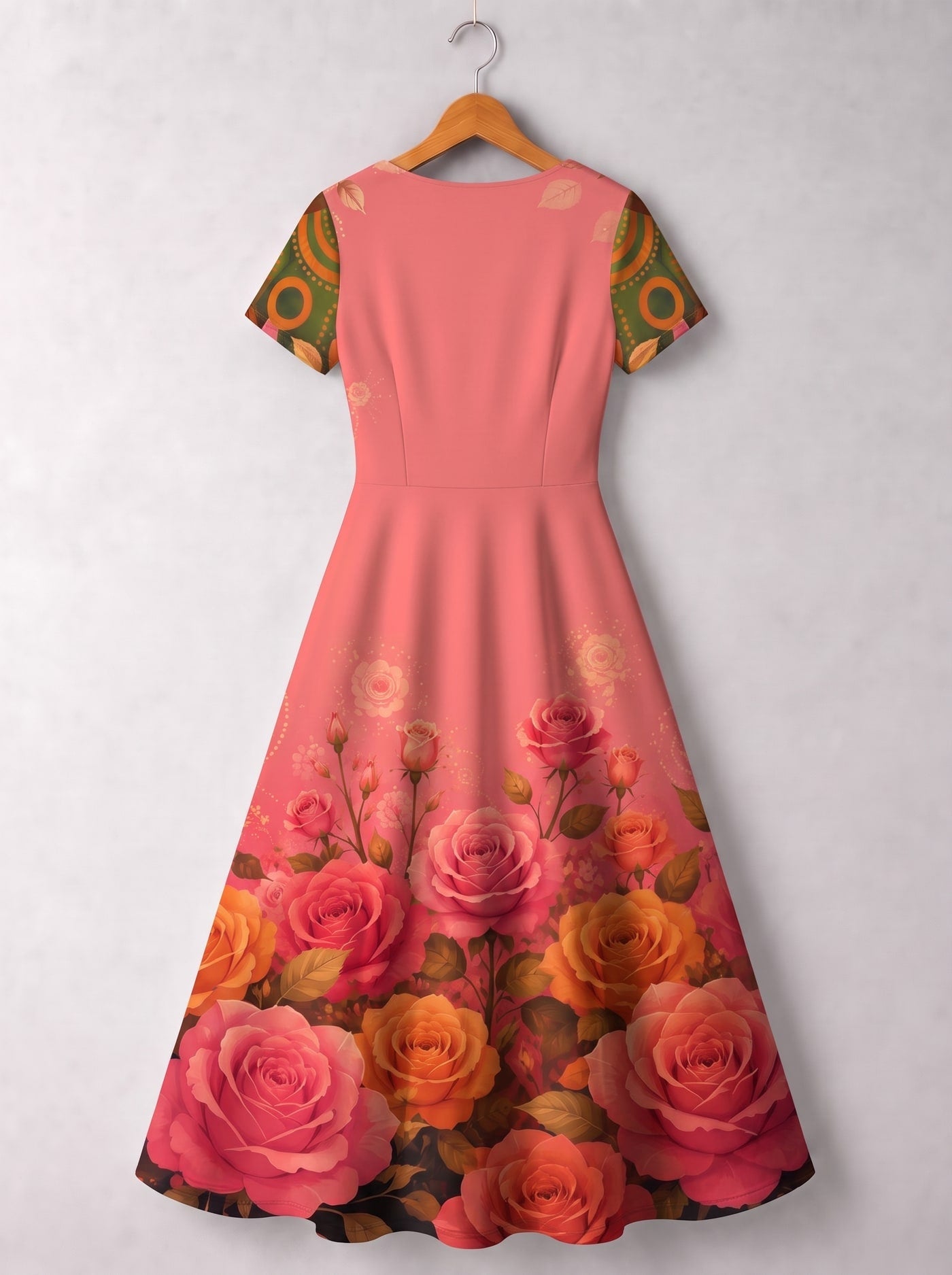 'Malaika' Short Sleeve Maxi Dress