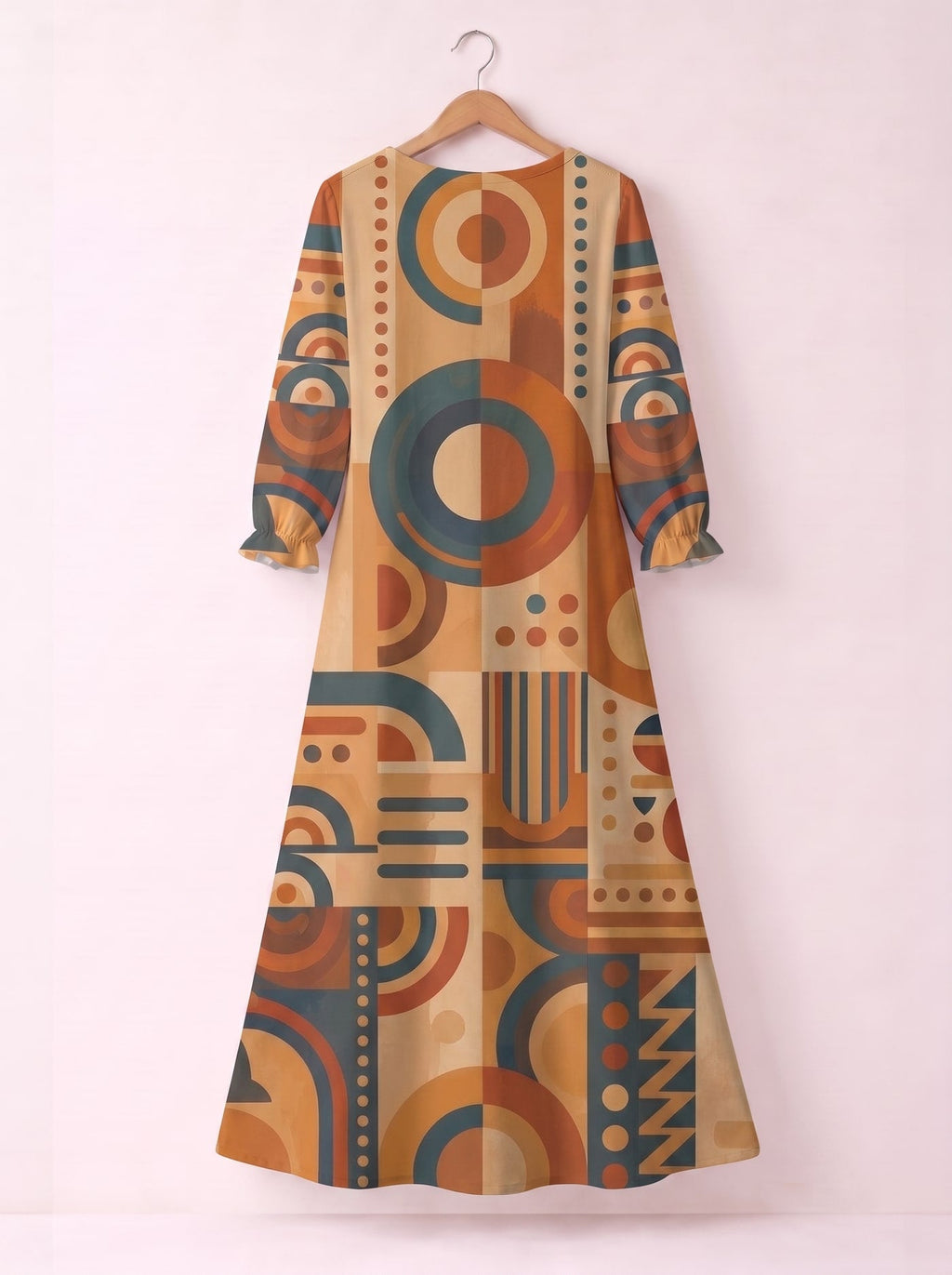'Uzuri' Long Sleeve Maxi Dress