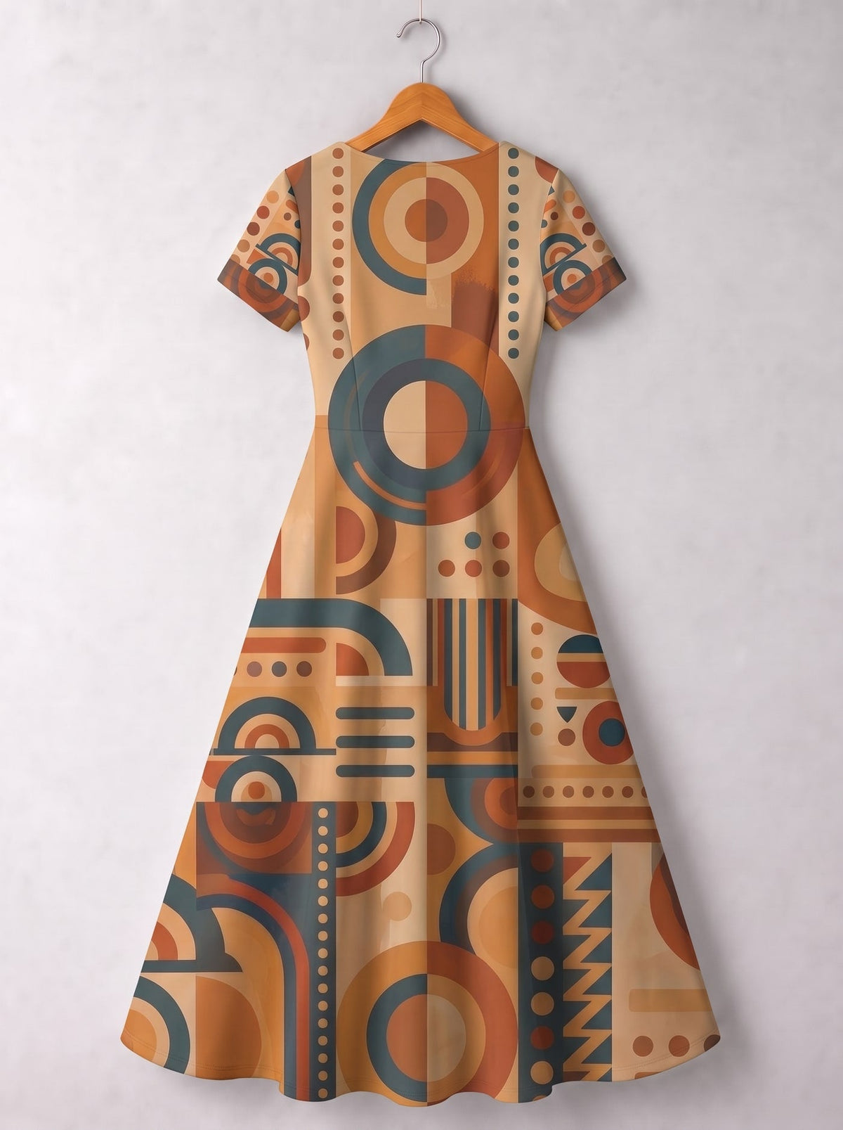 'Uzuri' Short Sleeve Maxi Dress