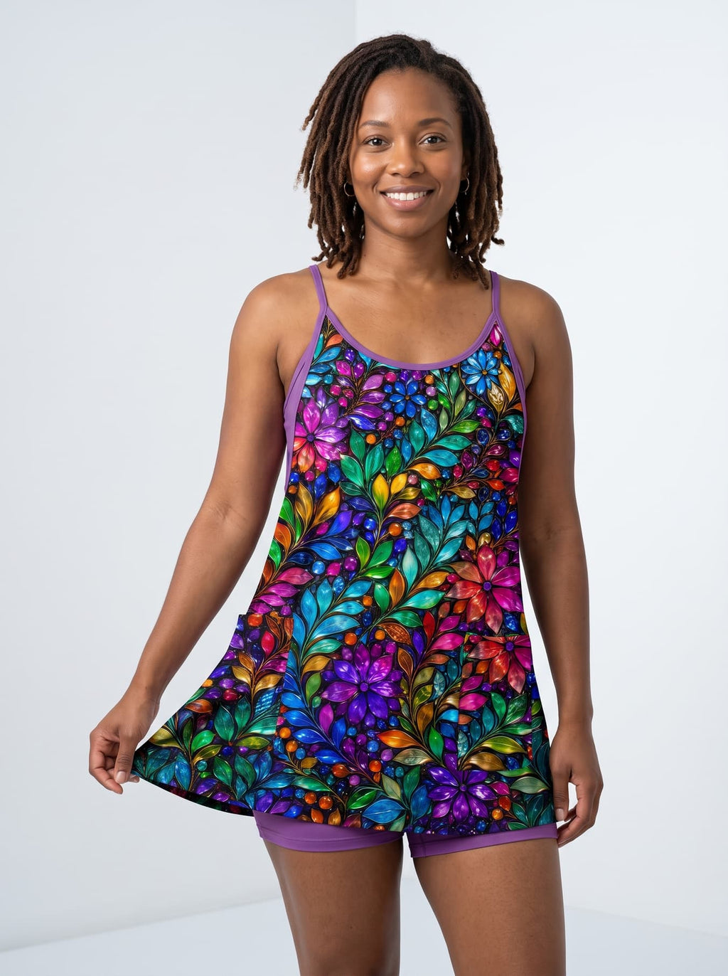 'Upinde' Built-in Mini Dress