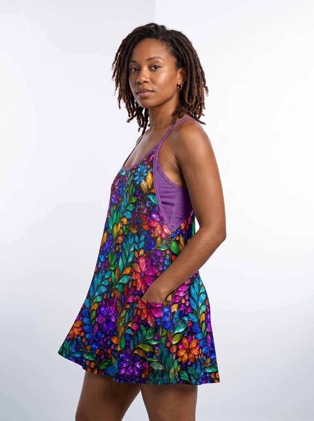 'Upinde' Built-in Mini Dress