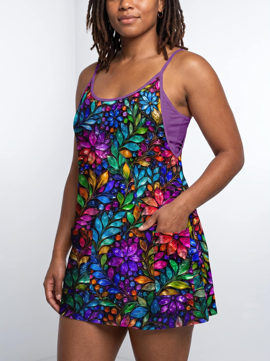 'Upinde' Built-in Mini Dress