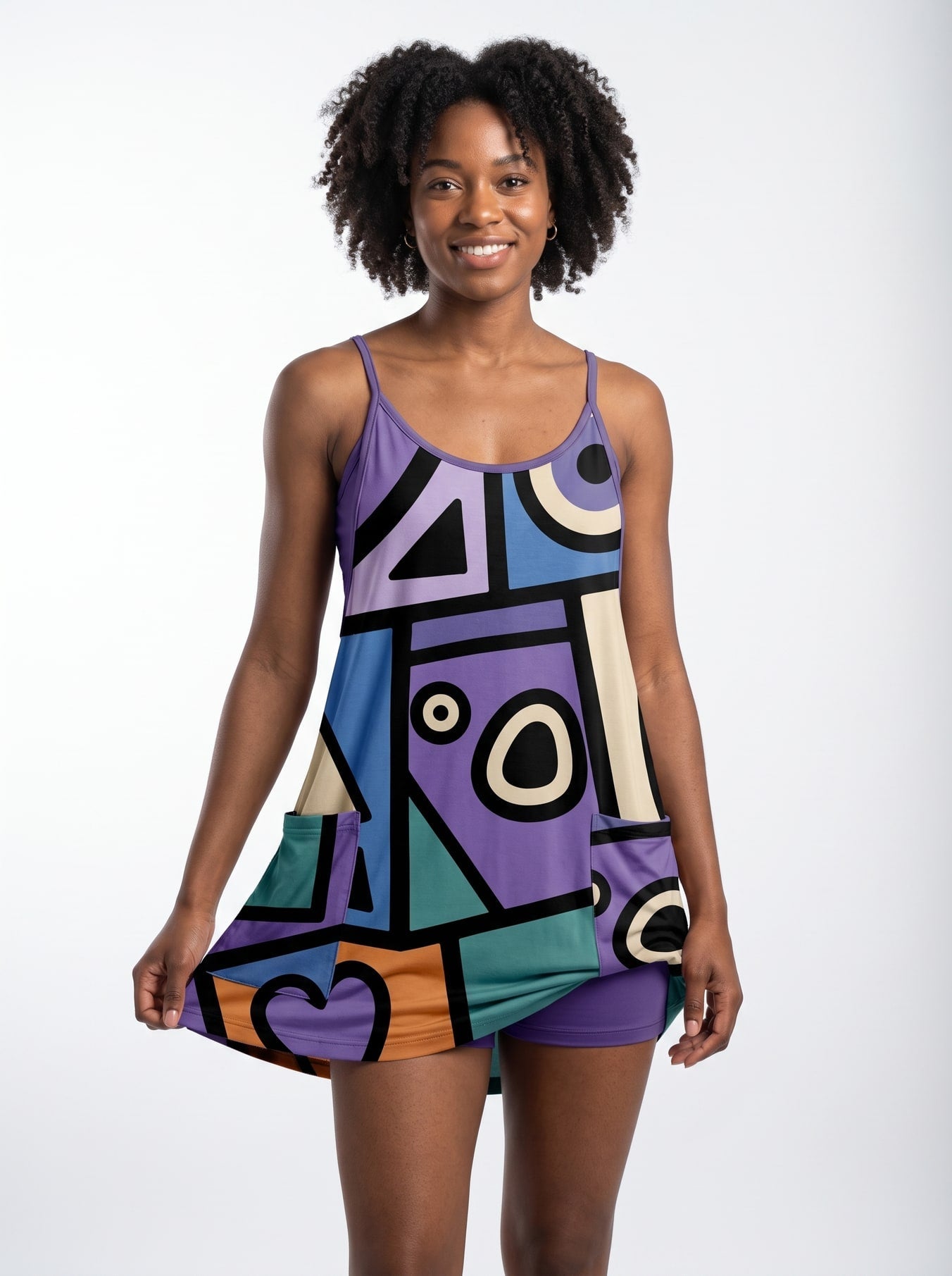 'Sanaa' Built-in Mini Dress