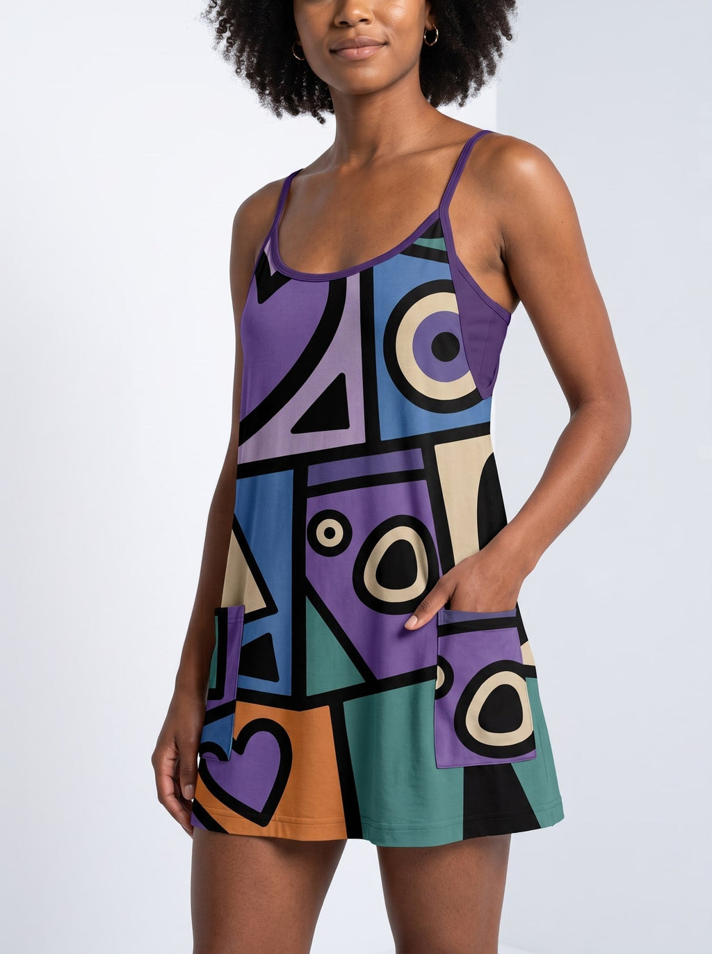 'Sanaa' Built-in Mini Dress