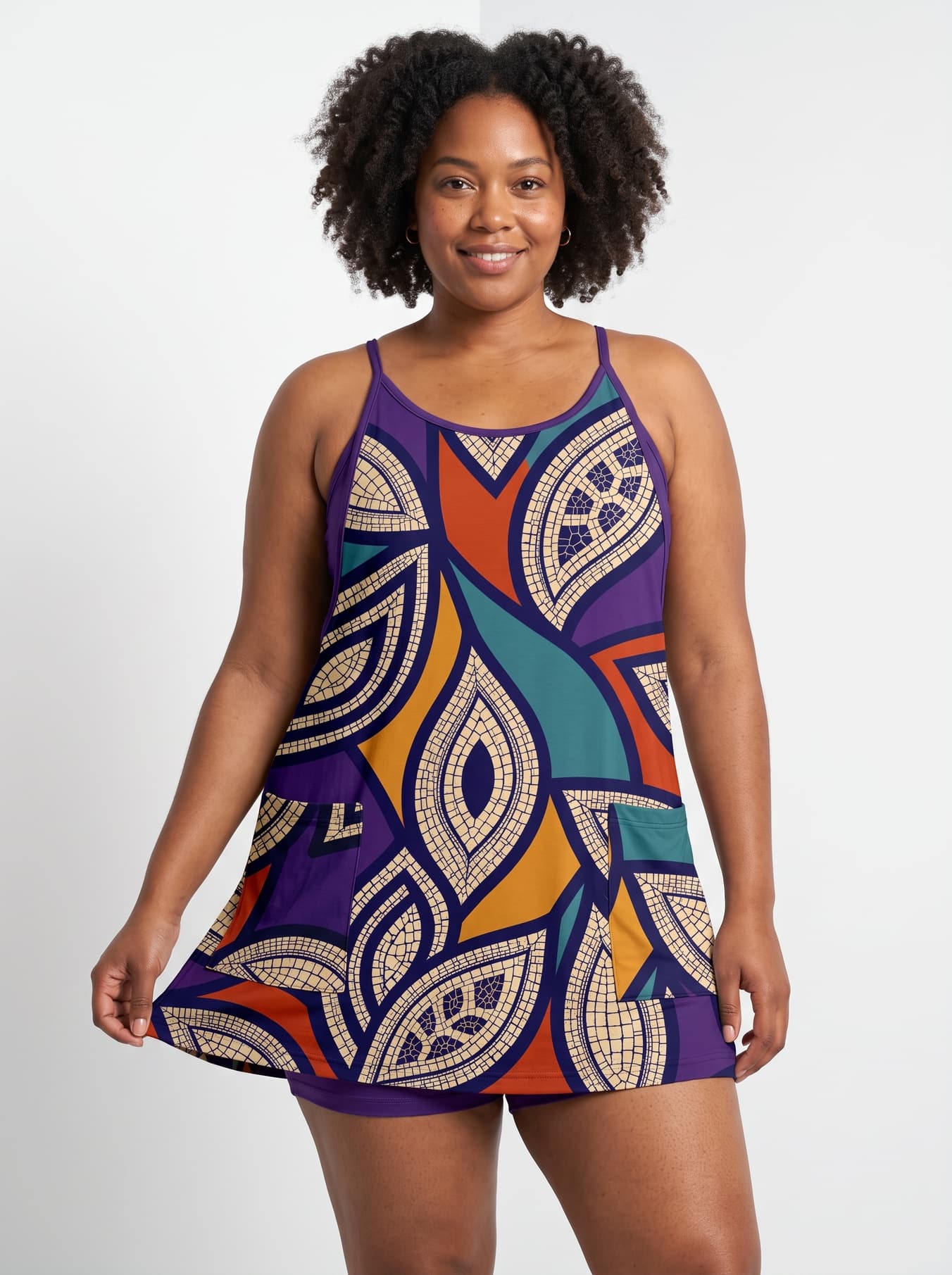 'Johari' Built-in Mini Dress