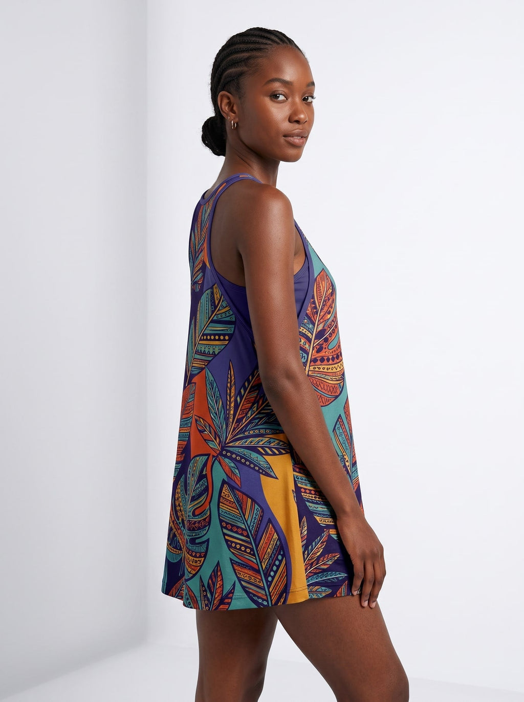 'Majani' Built-in Mini Dress