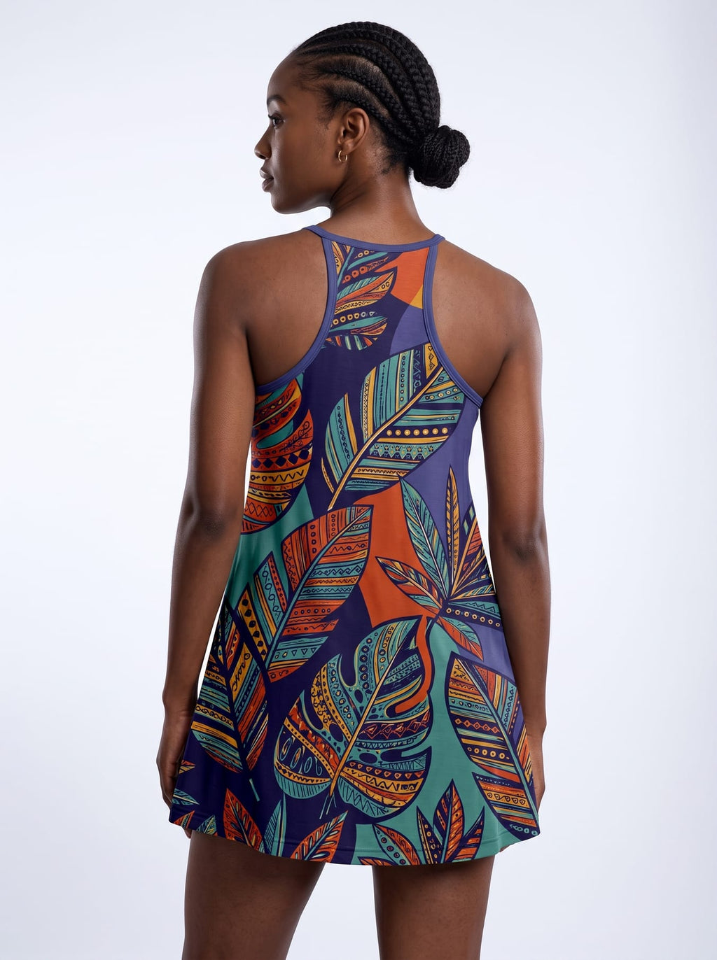 'Majani' Built-in Mini Dress