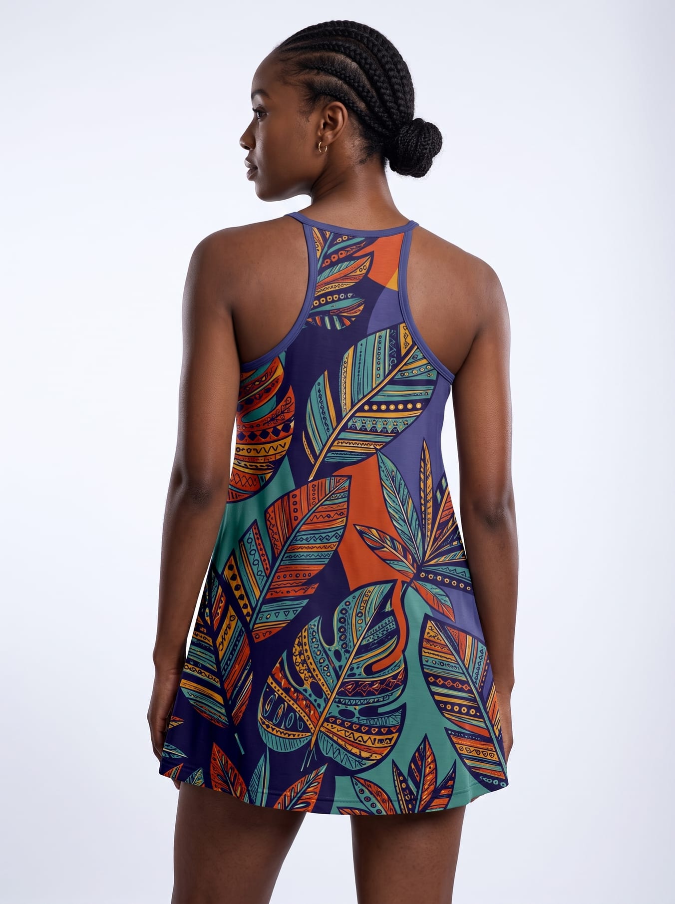 'Majani' Built-in Mini Dress