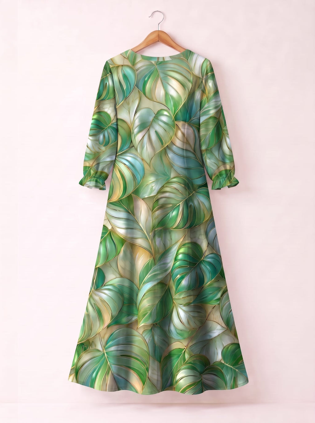 'Mwitu' Long Sleeve Maxi Dress