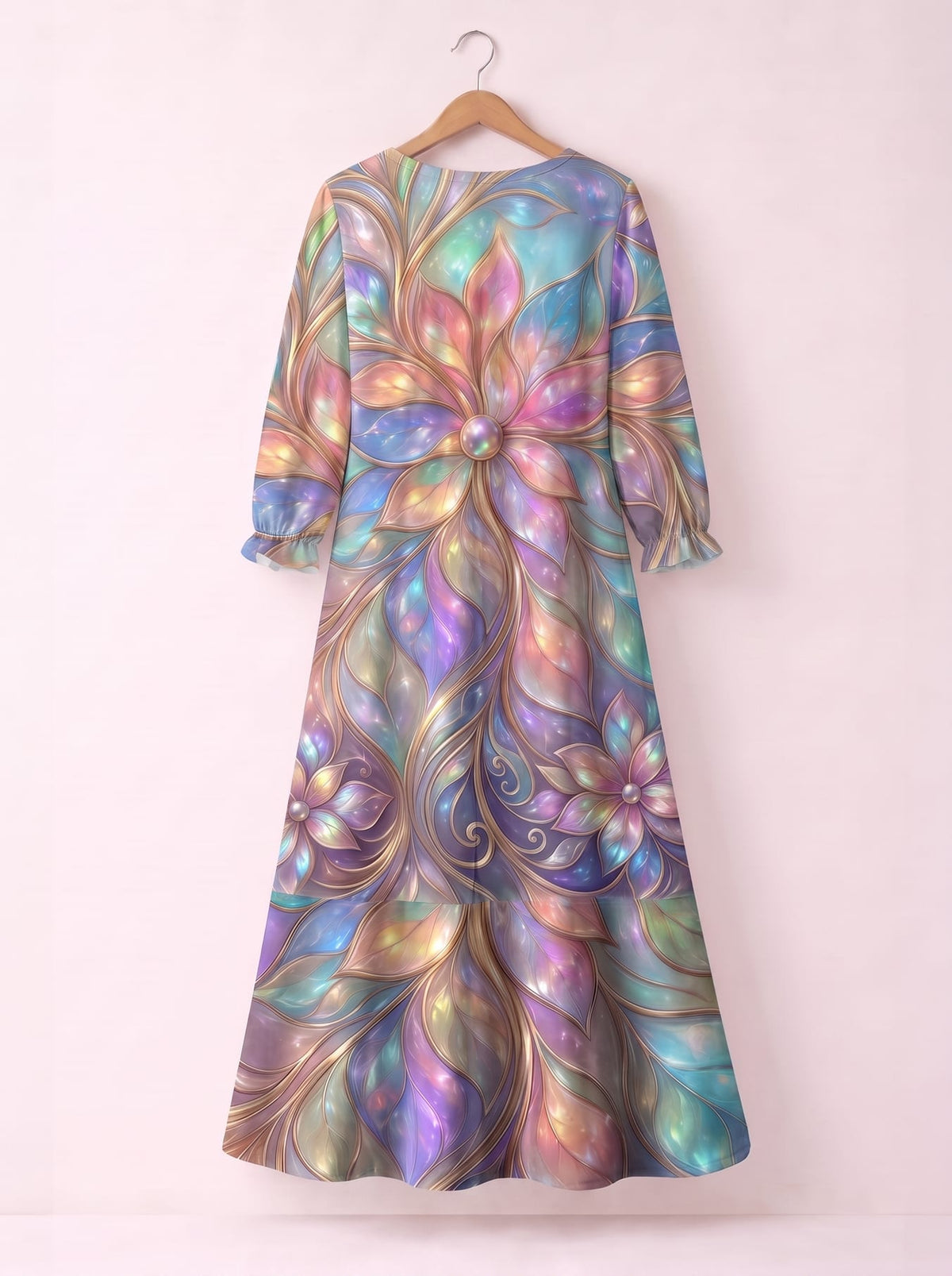 'Almasi' Long Sleeve Maxi Dress