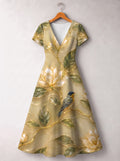'Dhahabu' Short Sleeve Maxi Dress