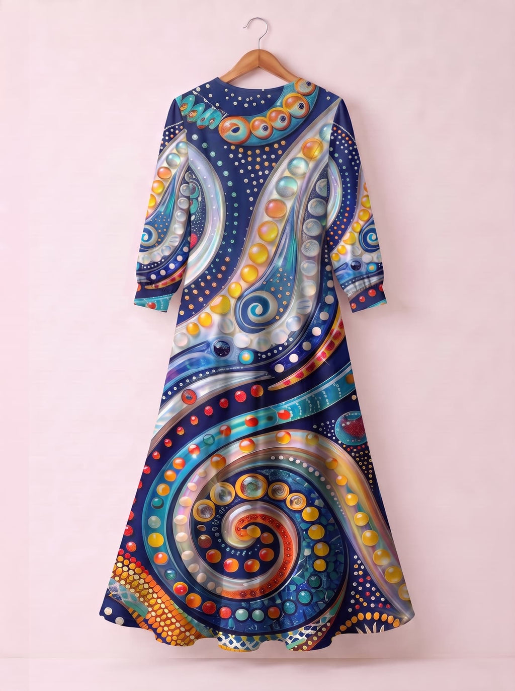 'Kito' Long Sleeve Maxi Dress