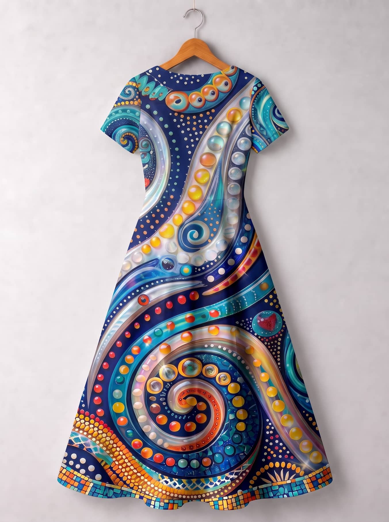 'Kito' Short Sleeve Maxi Dress