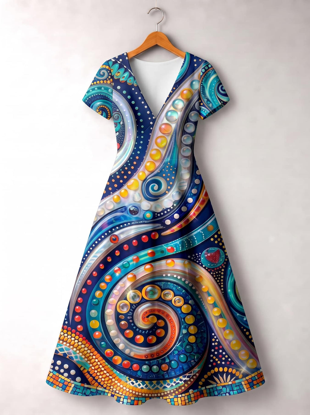 'Kito' Short Sleeve Maxi Dress
