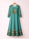 'Heshima' Long Sleeve Maxi Dress