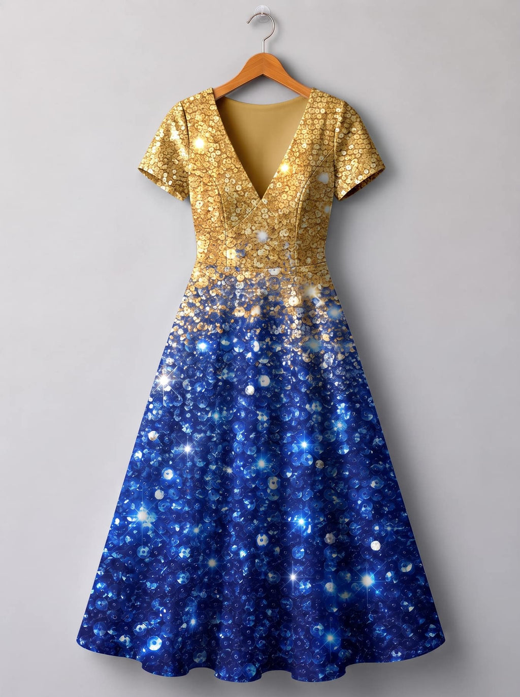 'Angaza' Short Sleeve Maxi Dress