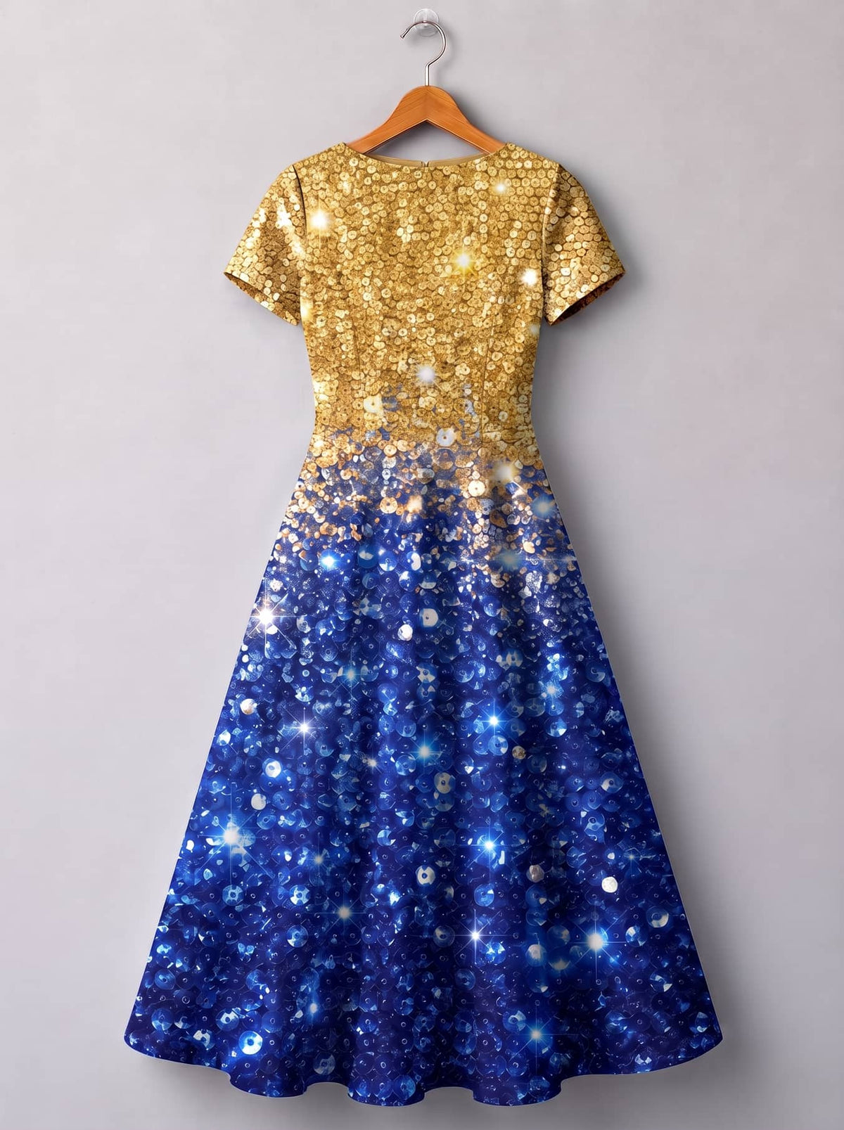 'Angaza' Short Sleeve Maxi Dress