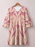 'Vito' Stacked Ruffle Sleeve Dress