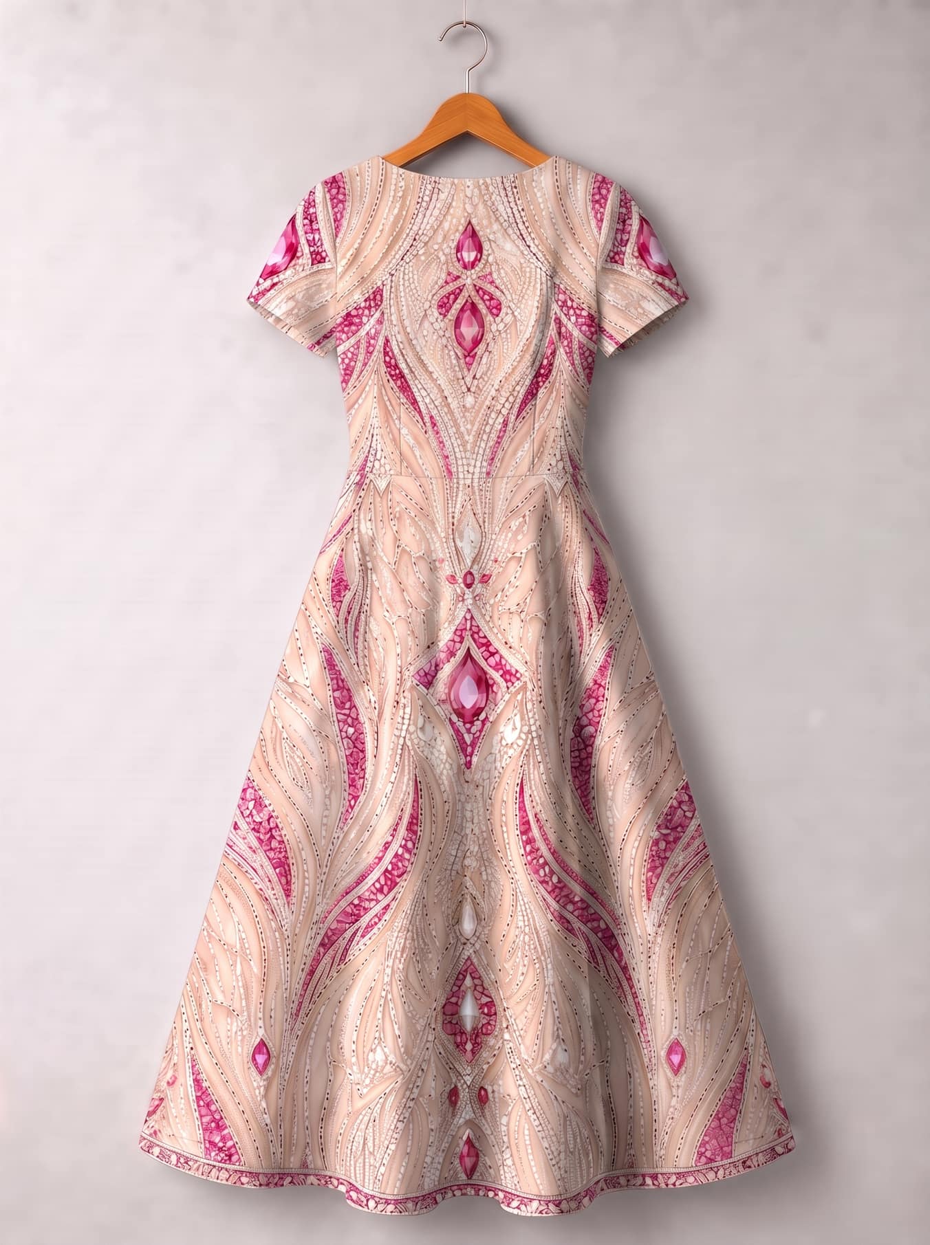 'Vito' Short Sleeve Maxi Dress