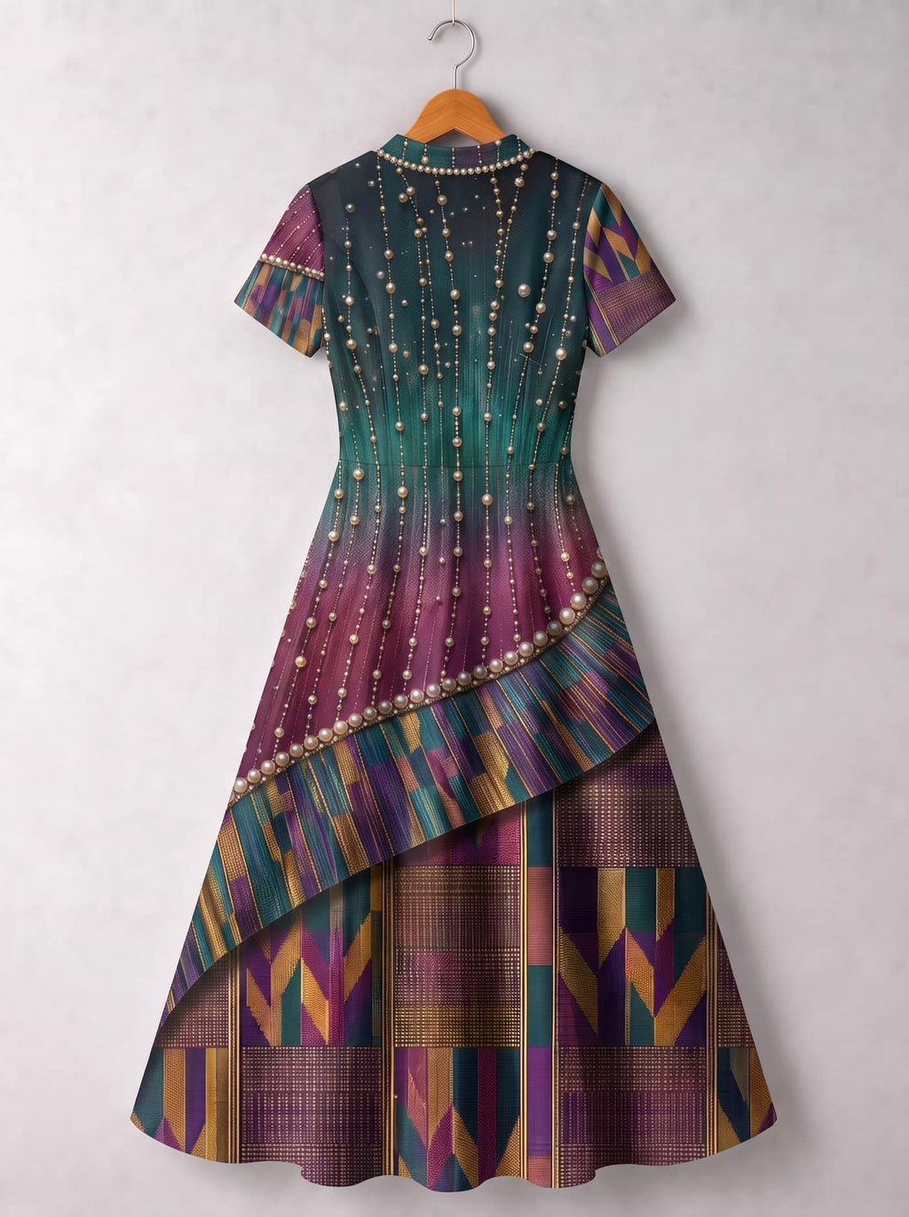 'Lulu' Short Sleeve Maxi Dress