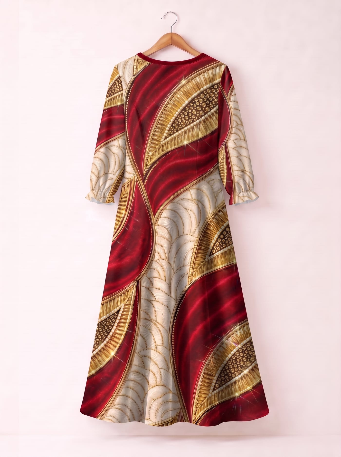 'Utukufu' Long Sleeve Maxi Dress
