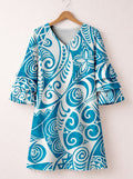 'Nalu' Stacked Ruffle Sleeve Dress