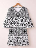 'Mwanga' Stacked Ruffle Sleeve Dress
