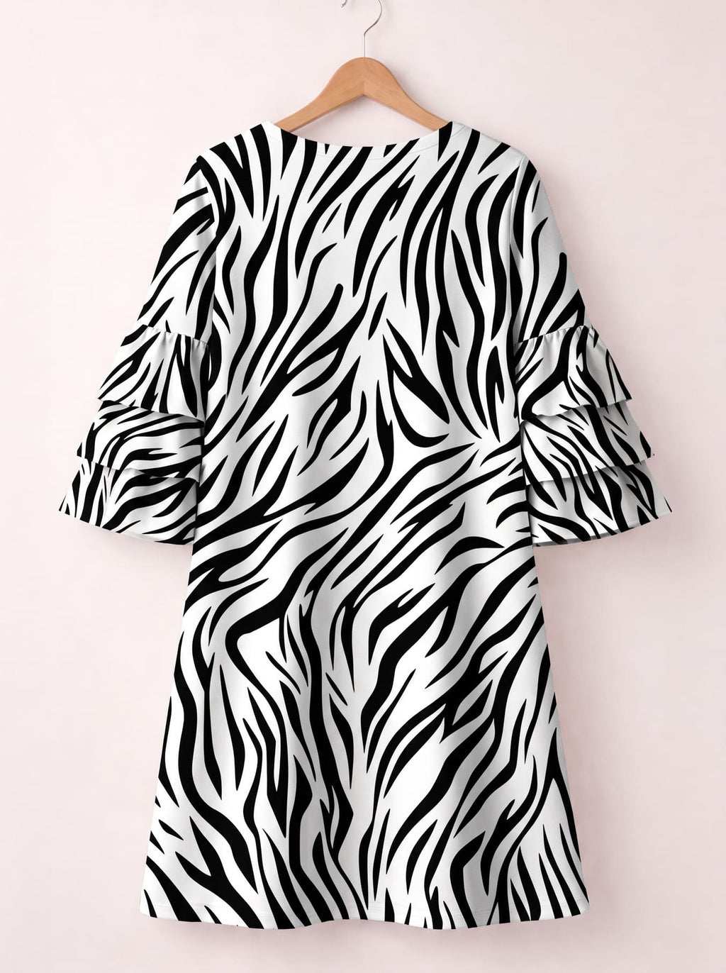 'Milia' Stacked Ruffle Sleeve Dress