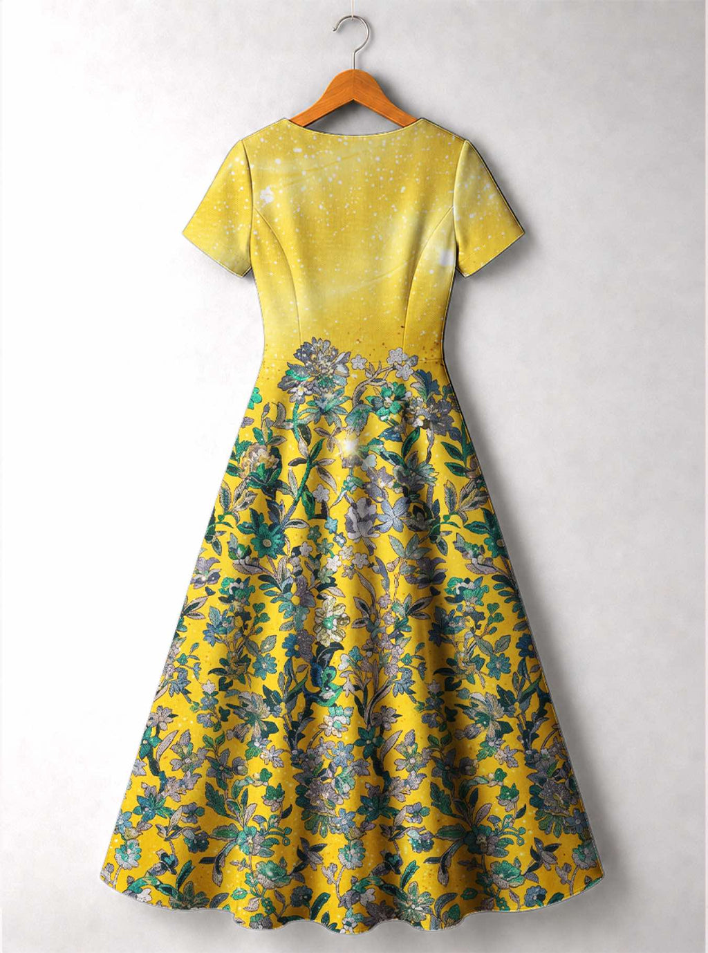 'Alfajiri' Short Sleeve Maxi Dress
