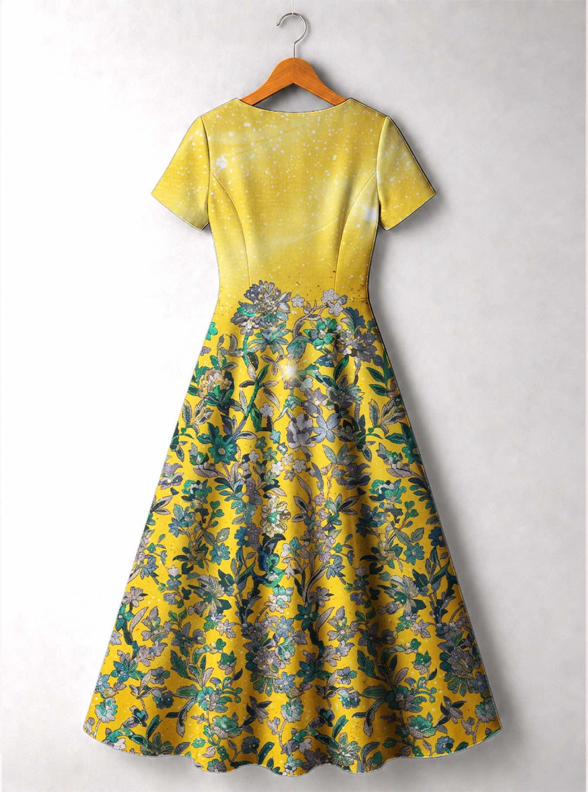 'Alfajiri' Short Sleeve Maxi Dress