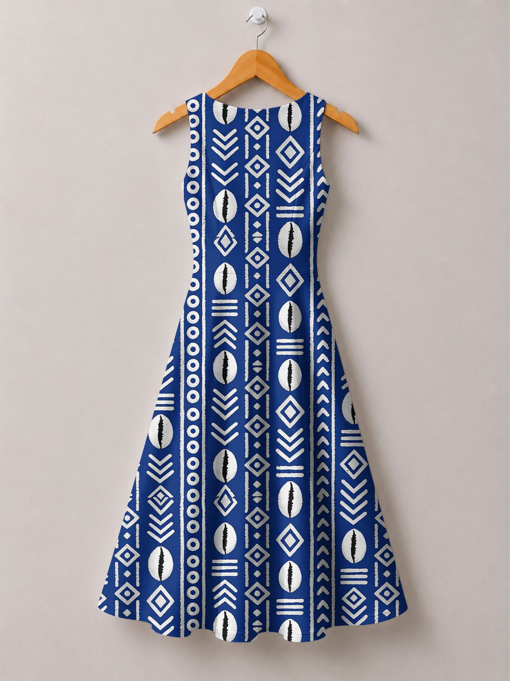 'Oshun' Royal Blue Cotton Corset Dress