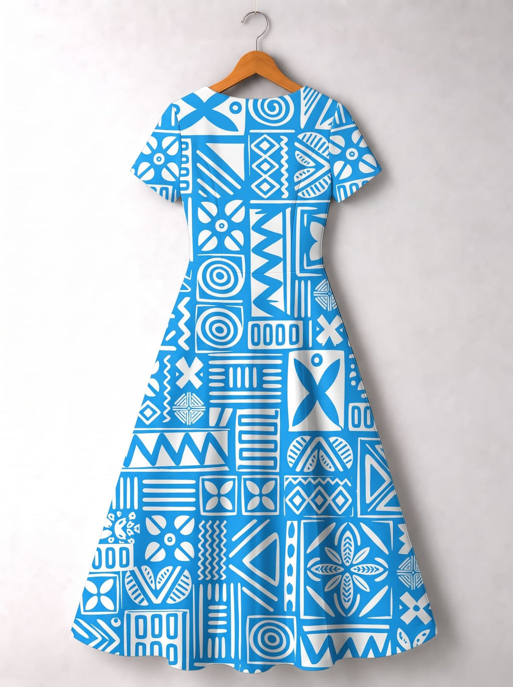 'Anga' Short Sleeve Maxi Dress