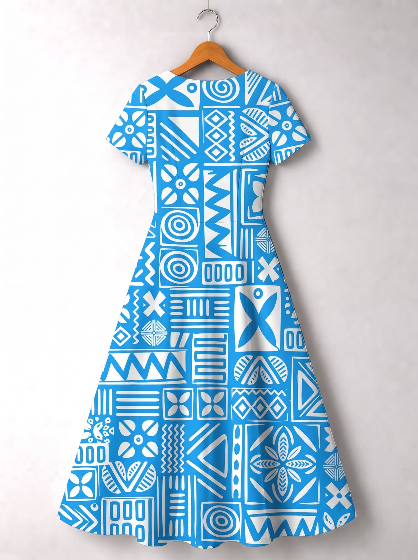 'Anga' Short Sleeve Maxi Dress