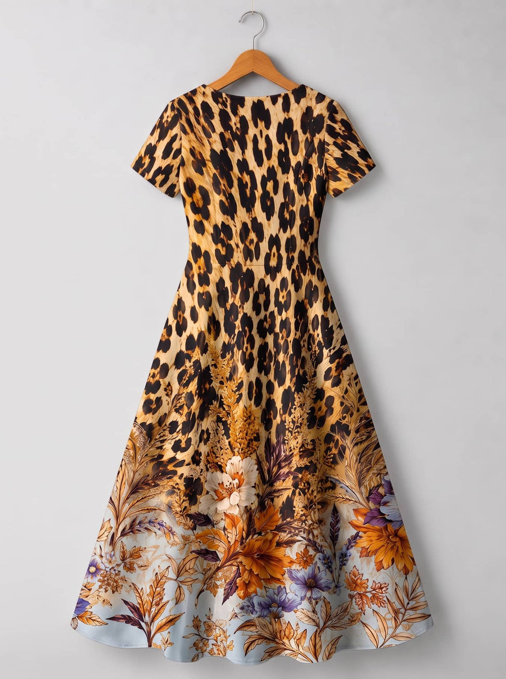 'Madoa' Short Sleeve Maxi Dress