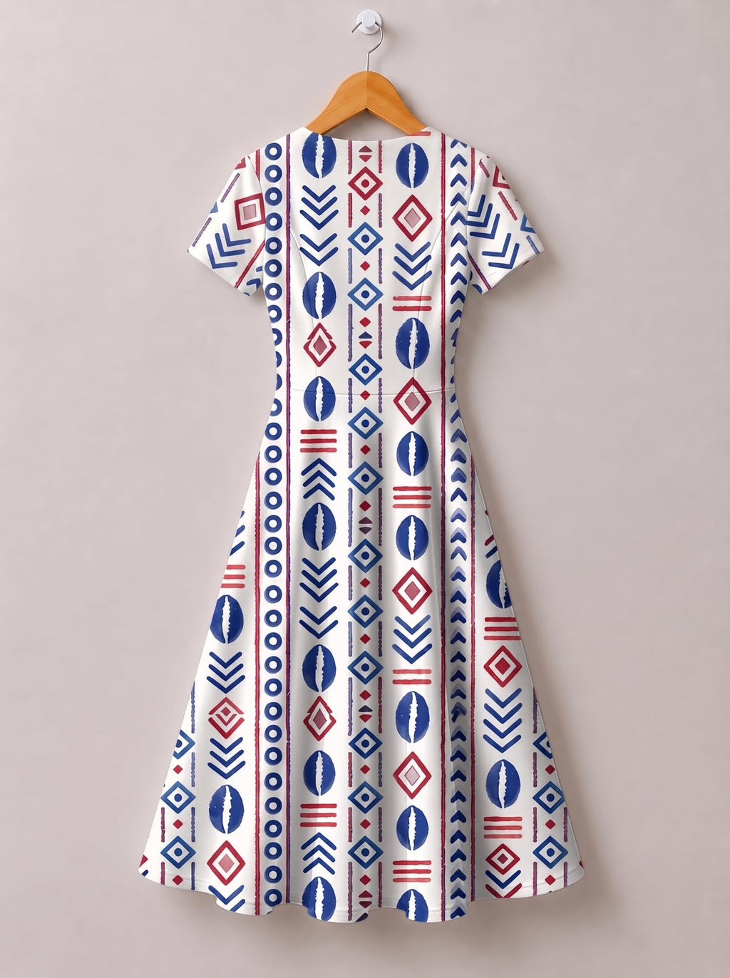 'Uhuru' Short Sleeve Maxi Dress