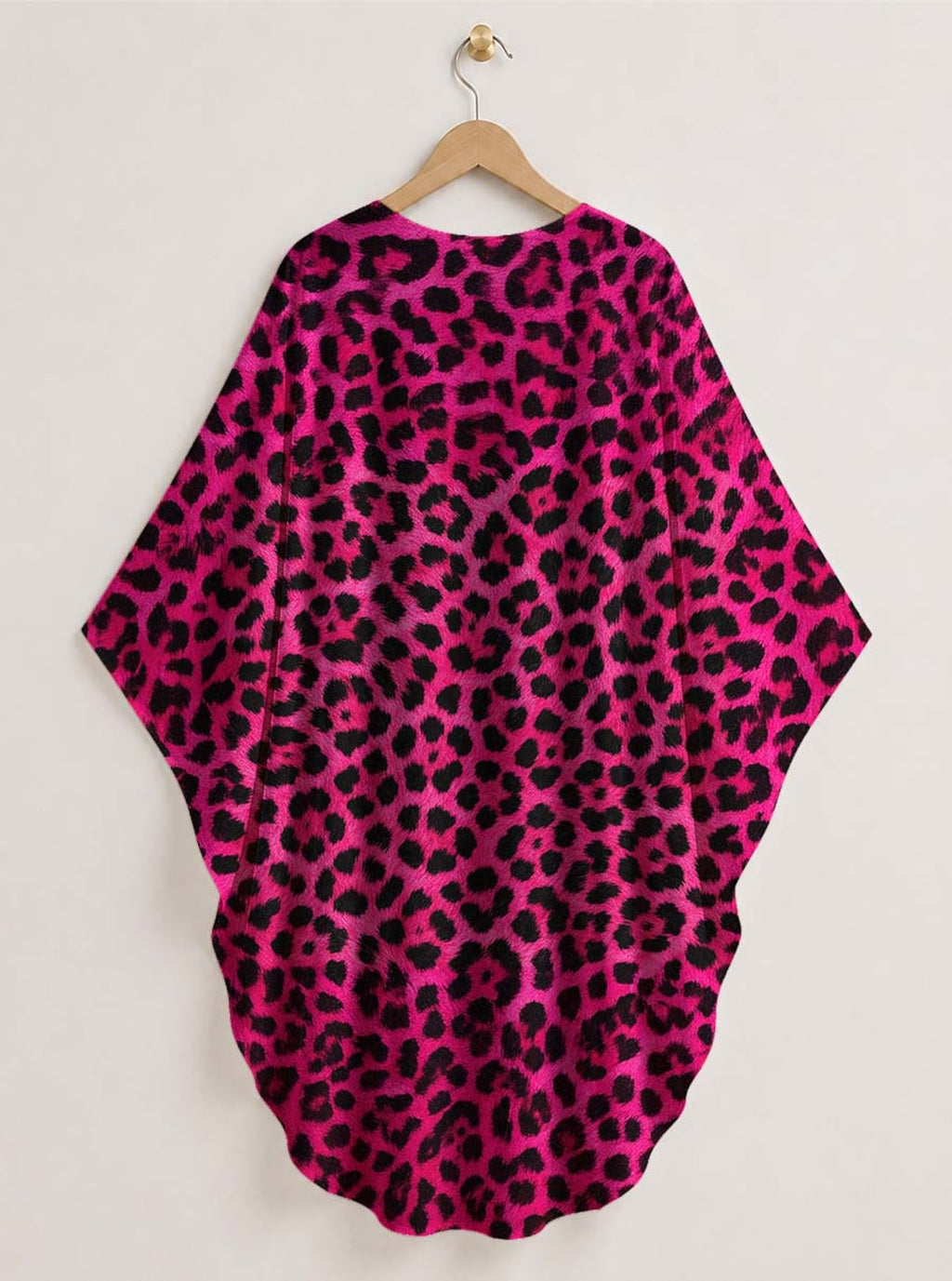 'Unstoppable' Pink Leopard' Kaftan Dress