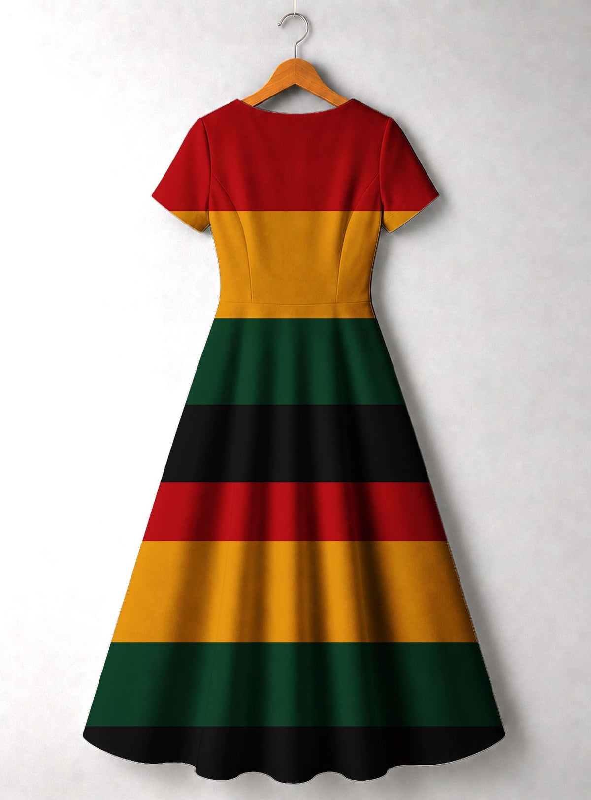 'Accra' Short Sleeve Maxi Dress