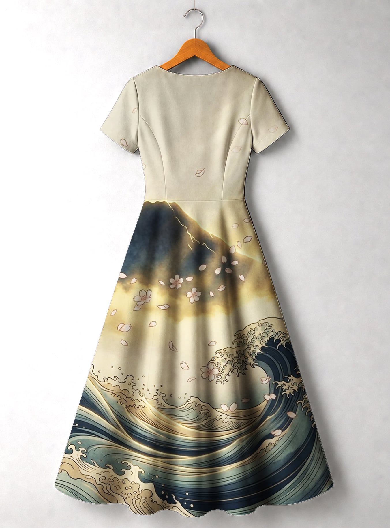 'Wimbi' Short Sleeve Maxi Dress