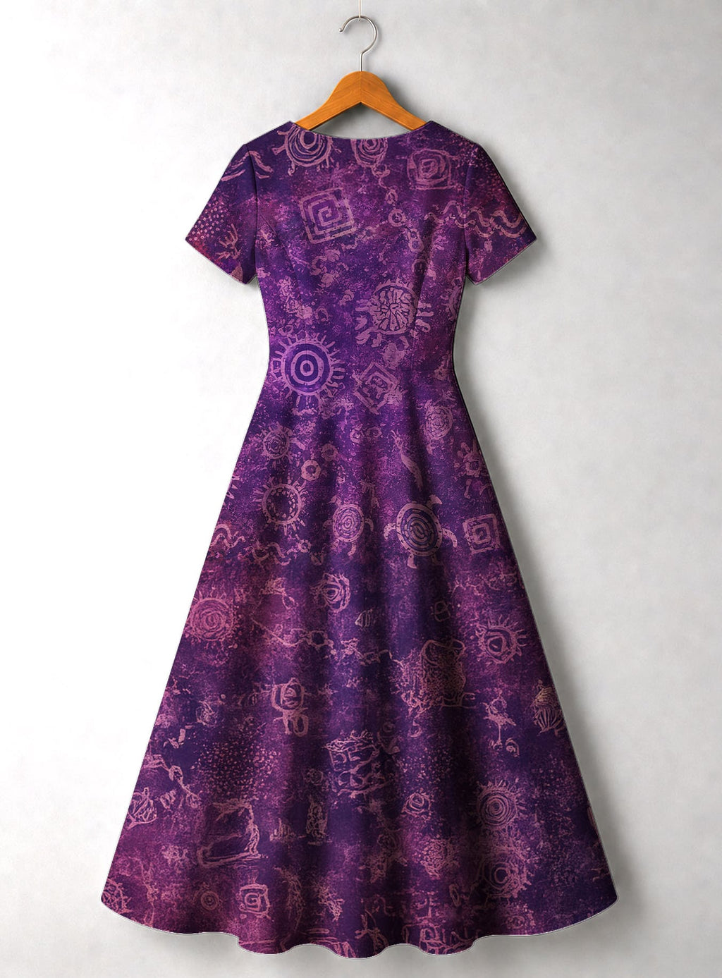 'Hekima' Short Sleeve Maxi Dress