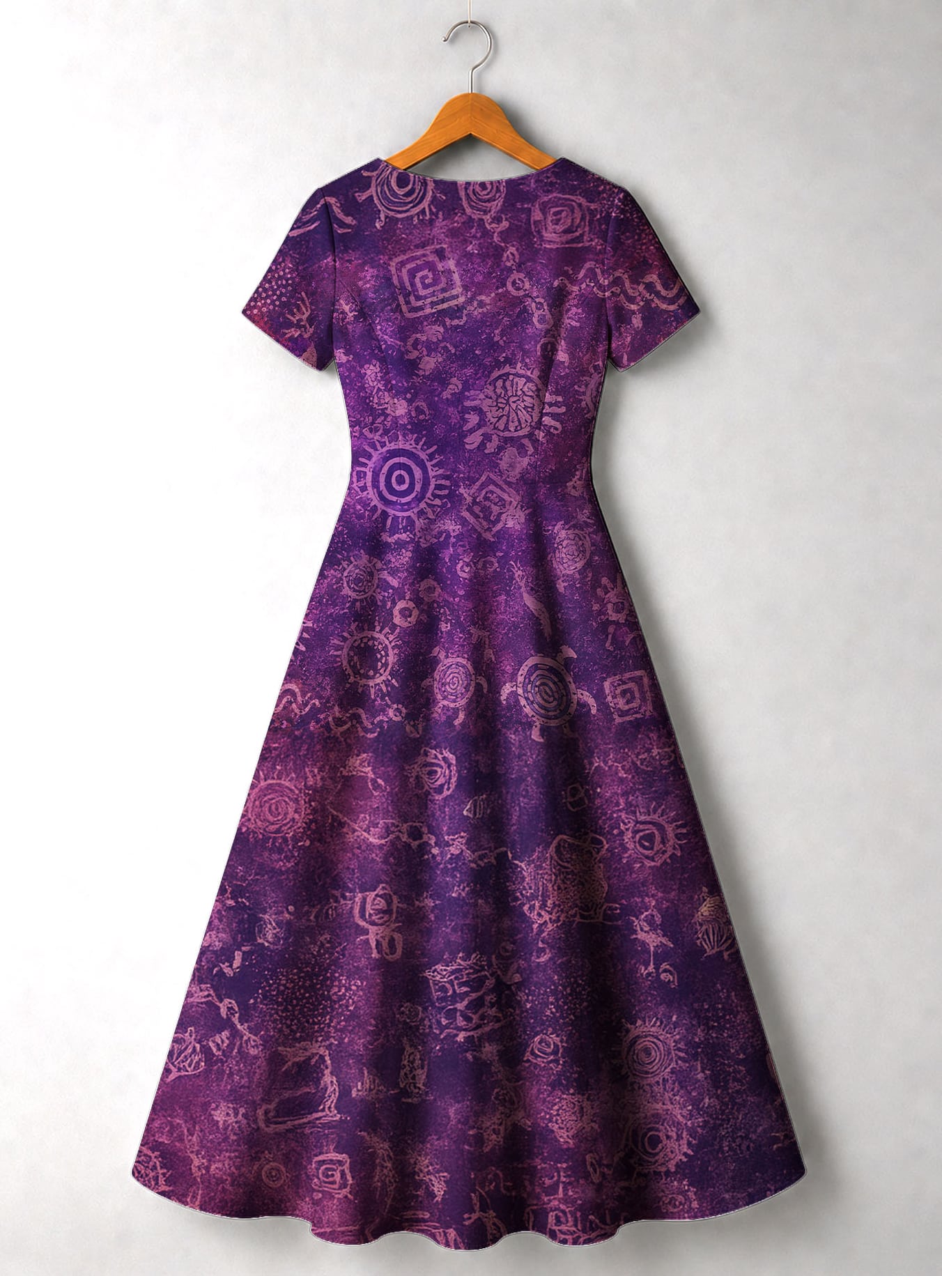 'Hekima' Short Sleeve Maxi Dress
