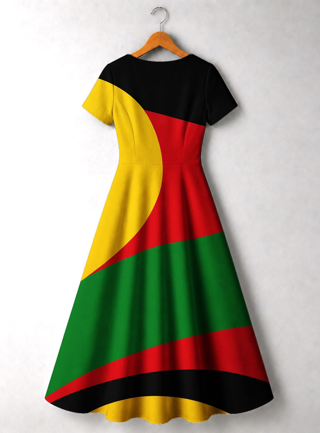 'Furaha' Short Sleeve Maxi Dress
