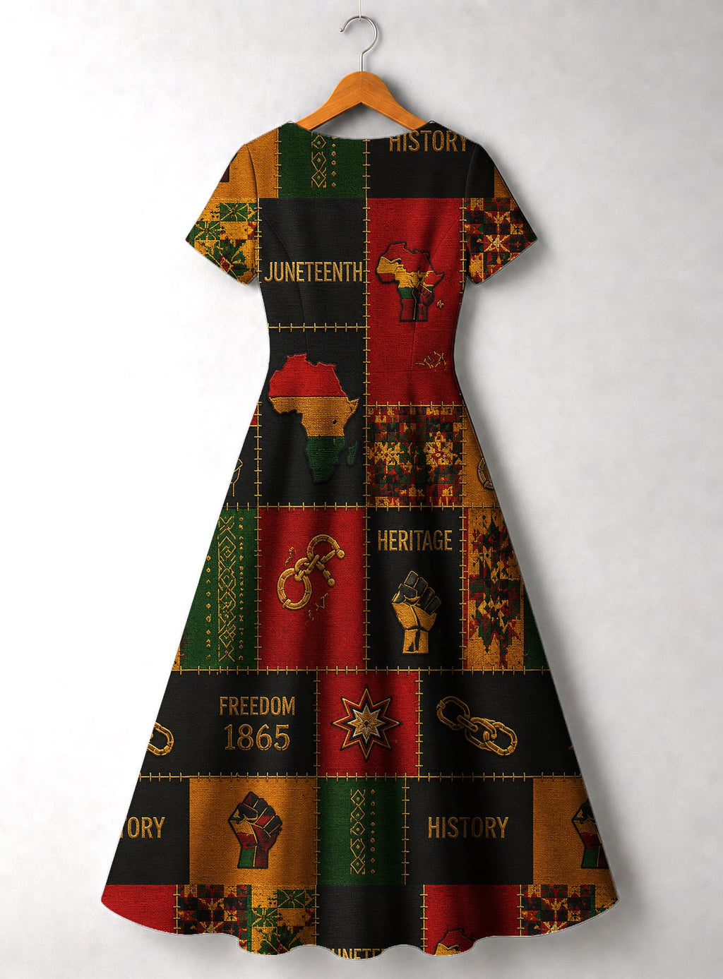 'Kumbuka' Short Sleeve Maxi Dress