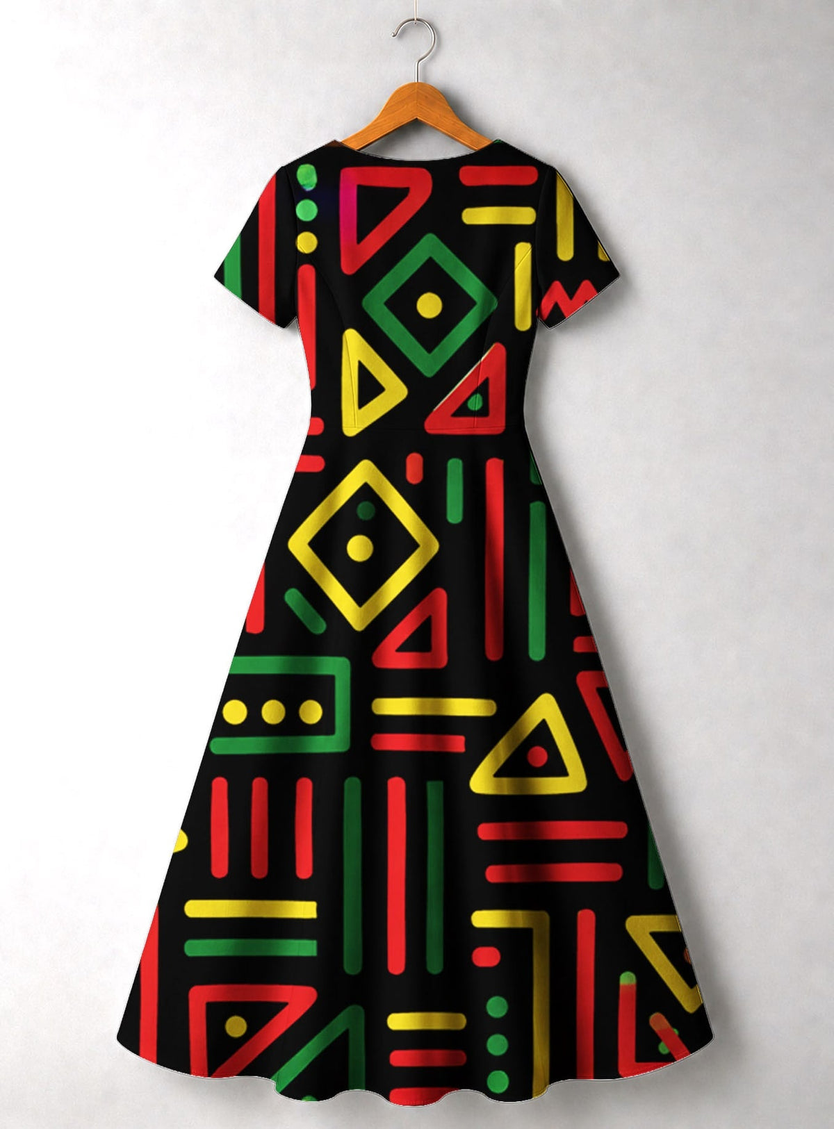 'Nairobi' Short Sleeve Maxi Dress