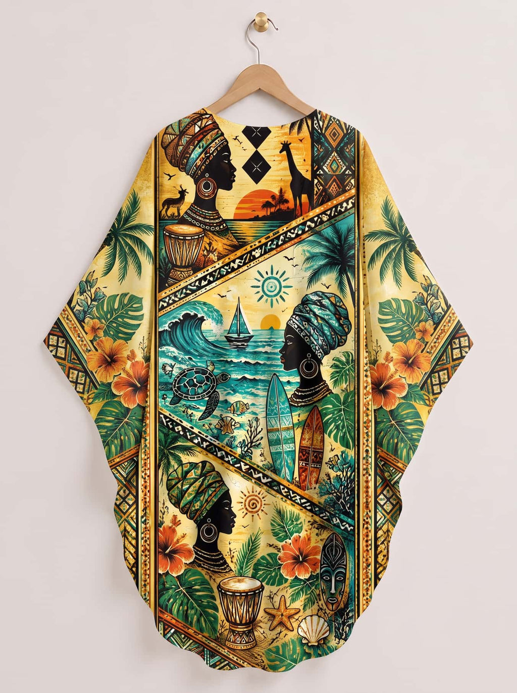 'Safari' Kaftan Dress