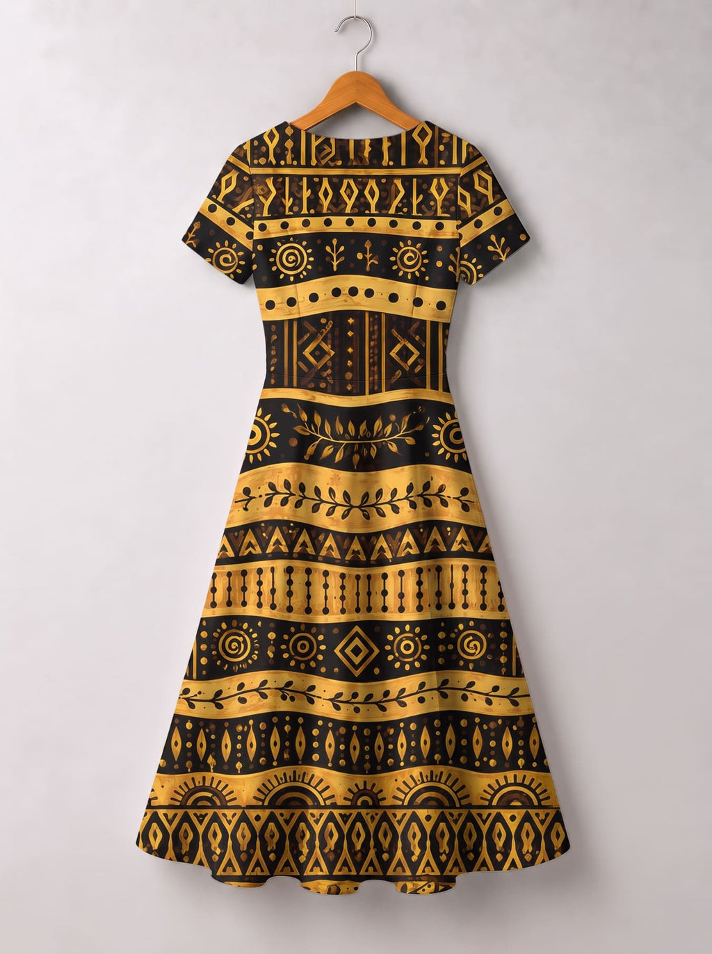 Baraka Short Sleeve Maxi Dress