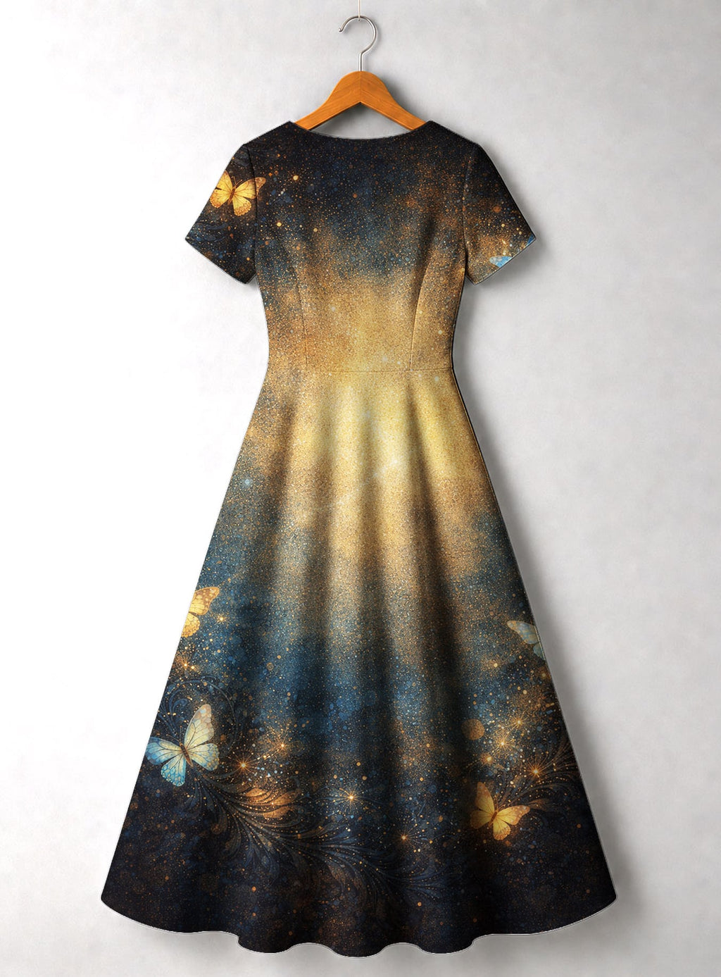 'Badass' Short Sleeve Maxi Dress
