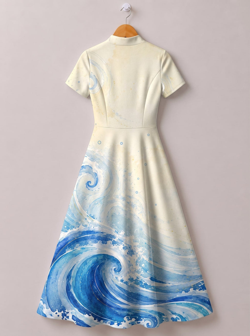 'Samaki' Short Sleeve Maxi Dress