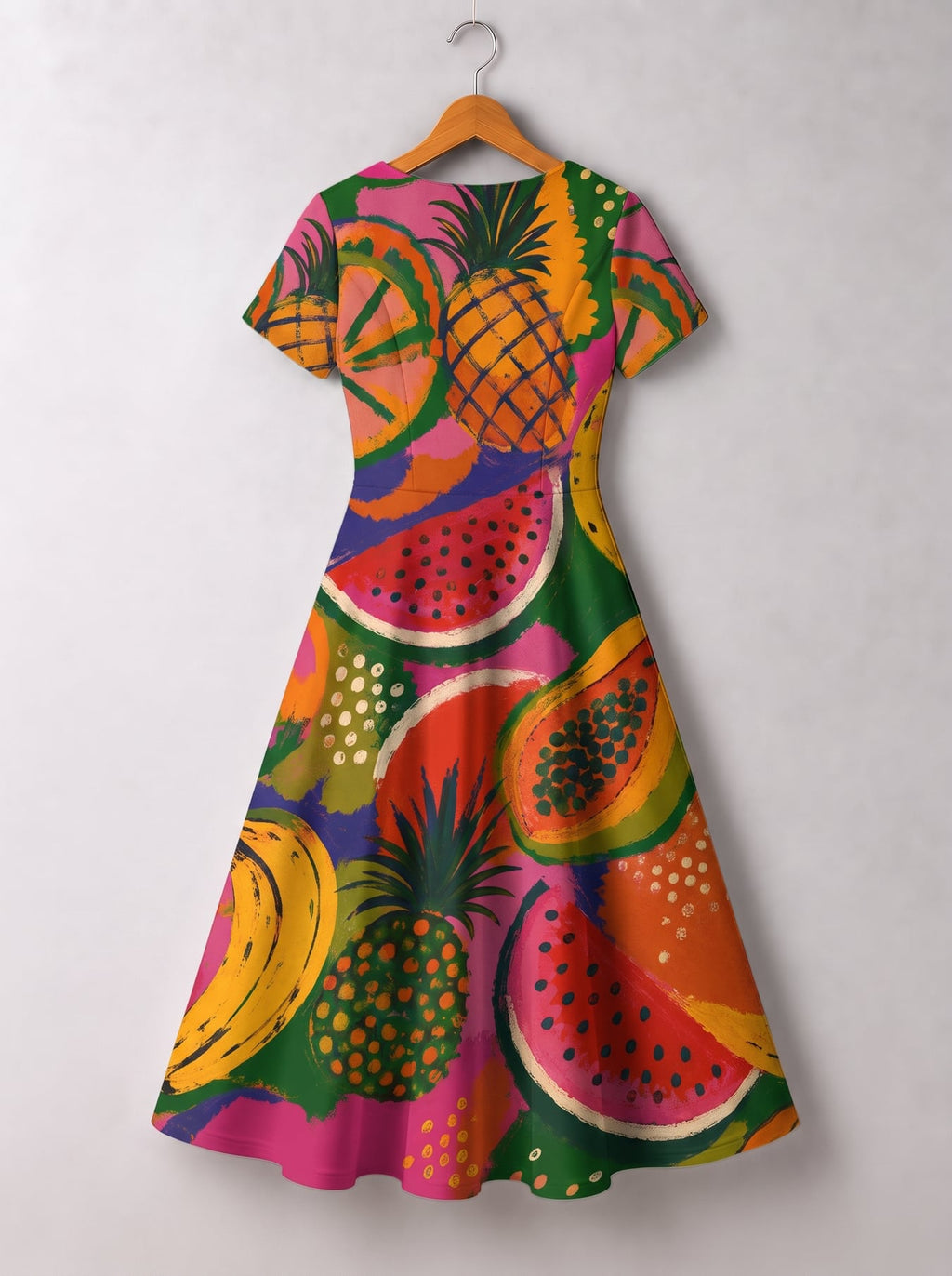 'Matunda' Short Sleeve Maxi Dress