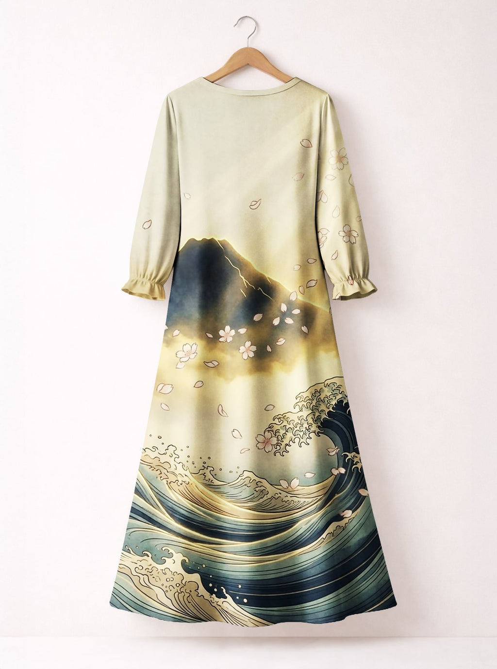 'Wimbi' Long Sleeve Maxi Dress
