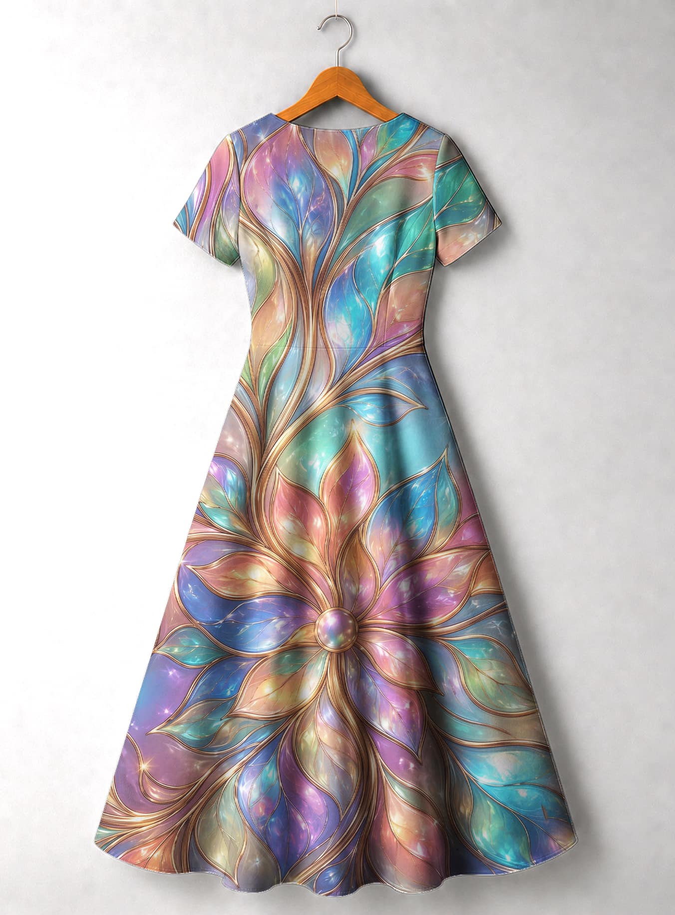 'Almasi' Short Sleeve Maxi Dress